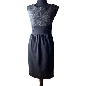 Joe Fresh black sequins dress size 2